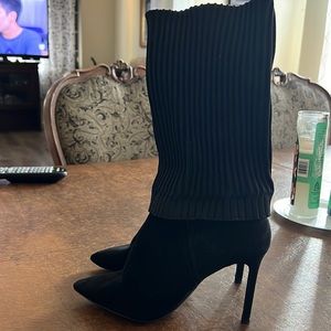 ZARA socks boots